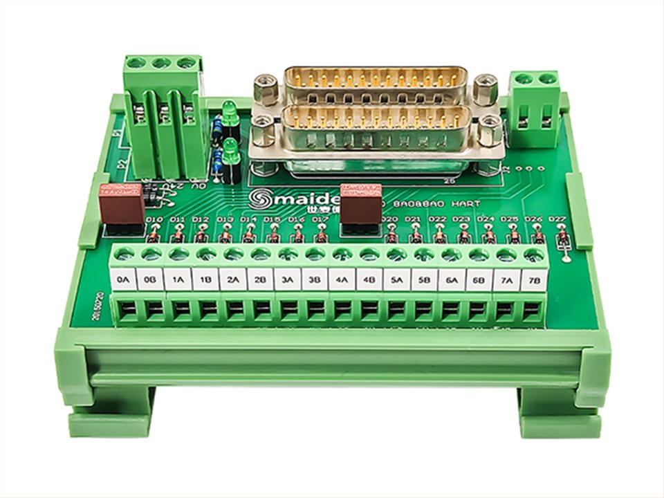 8路模拟量带Hard冗余输出模组（SMD-8AO/H/RED）