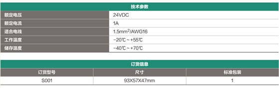 三菱О系列专用端子台S001