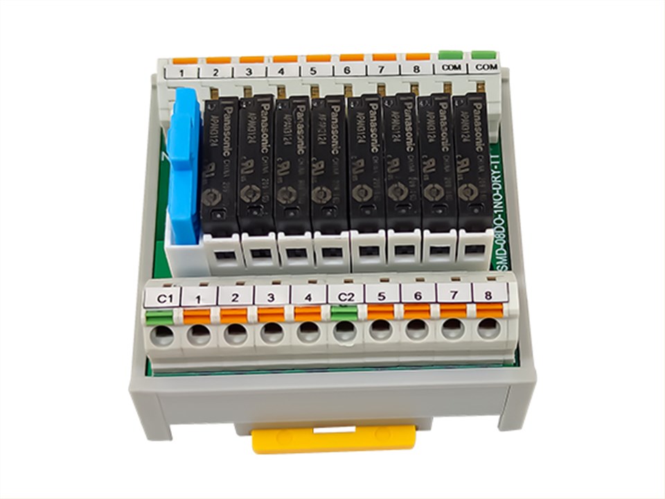 直插式继电器模组(SMD-8DO-1NO-DRY-TT)