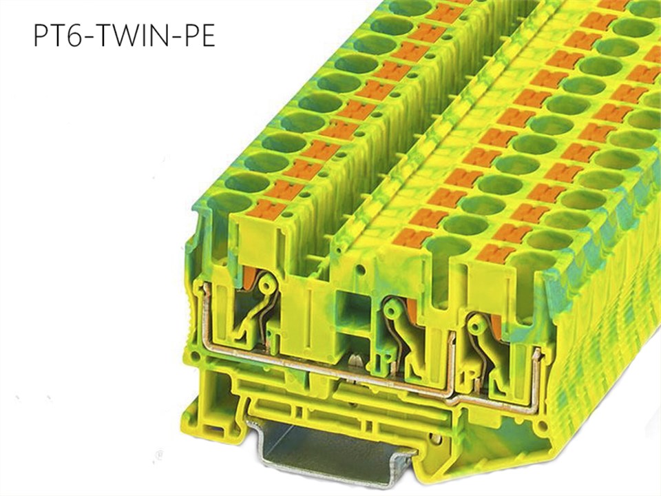 世麦德 直插式接地端子 PT6-TWIN-PE