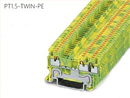 世麦德 直插式接地端子  PT1.5-TWIN-PE