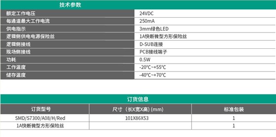 西门子-S7300 A08 H RED