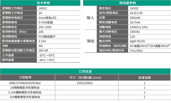 西门子-S7300 DO8 R RED