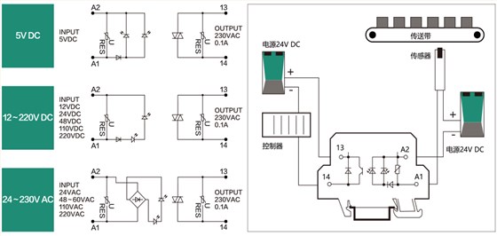 光电耦合器端子 交流输出AC 100mA