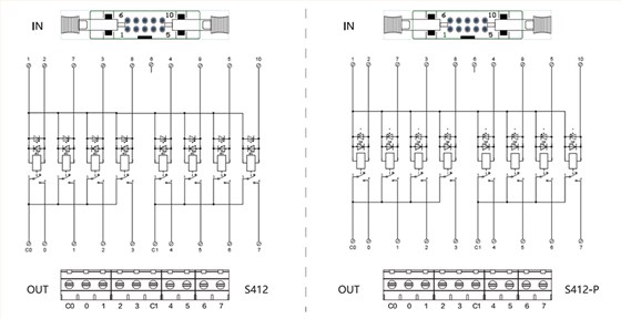 8位继电器模块S412/S412-P