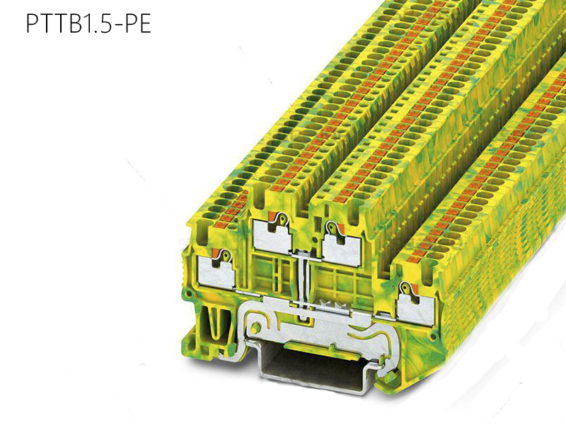 世麦德 直插式接地端子  PTTB1.5-PE